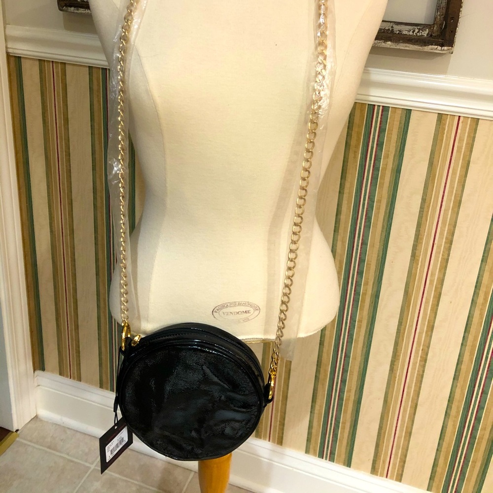 HOBO Deb Round Black Bag.  New with tags.